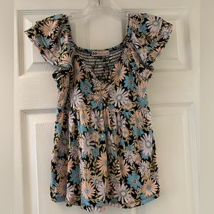 SO Goods For Life - Medium floral babydoll top NWOT